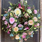 Pink Calla Wreath
