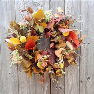 Dried Autumnal Wreath